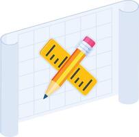 Design and Drafting Tools Icon vector