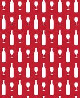 Pattern of wine vector