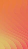 Portrait Vibrant Gradient Waves Loop Smooth Flowing Orange to Purple 4K Background with Gentle Light Glows animation video