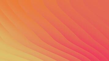 Vibrant Gradient Waves Loop Smooth Flowing Orange to Purple 4K Background with Gentle Light Glows animation video