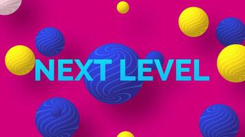 Next level text animation video
