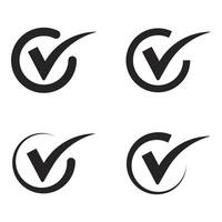 Check the mark icon. Check icon illustration.. vector