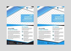 training CPR and first aid medical flyer. issues brochure template layout. Stress management. leaflet print design vector