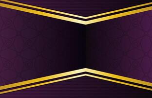 Dark Purple and gold colors modern background. Art abstract illustration with an elegant bright gradient design. hexagon geometric pattern vector