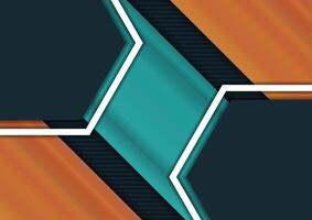 Blue abstract modern wide banner, hexagon technology blue background with honeycomb graphic elements vector