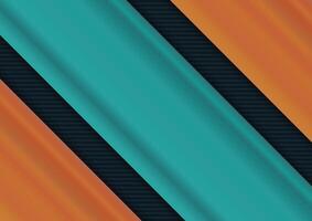 orange triangle angle paper layer overlap on space for text and message artwork background design vector