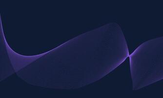 Abstract background with glowing wave.Digital future technology concept. illustration. vector