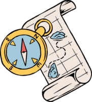 Map Compass Equipment Camping png