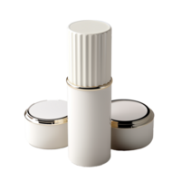 Cosmetic container isolated on transparent background. 3d rendering png