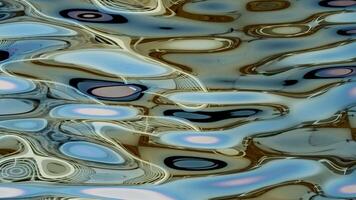 surface abstract background. rainbow colors, pattern wave texture, 3d illustration render video