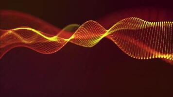 Abstract sound waves background video
