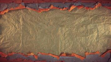 Old paper texture background photo, torn paper texture, grunge background video