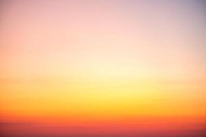 Beautiful , luxury soft gradient orange gold clouds and sunlight on the blue sky perfect for the background, take in everning,Twilight, Large size, high definition landscape photo