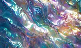 Pearl shell background, multicolored nacre photo