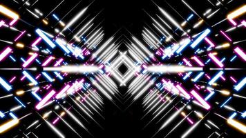 Futuristic Sci-fi holographic technology, Abstract motion graphic digital, Internet data network animation background video