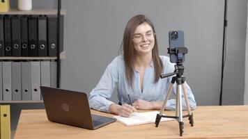 Class of diverse students learning remotely online using web app video