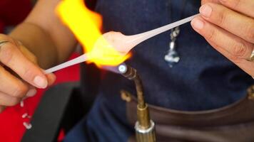 Flame Working A Glass Shaping Technique Utilized with Torches to Create Beautiful Designs video