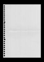 white Paper in Dots Pattern. Paper texture background, grid book , dot paper photo
