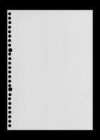 white Paper in Dots Pattern. Paper texture background, grid book , dot paper photo