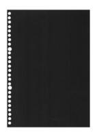 Black Paper in Dots Pattern. Paper texture background, grid book , dot paper photo