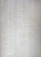 Interesting texture of old paper, soiled and damaged, as well as darkened by time and use, on a white background. Unique vintage texture of old paper which is approximately 60-70 years old. photo