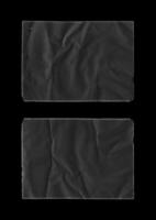 black and white cashier receipt paper. isolated, Crumpled receipt paper on white background with clipping path photo