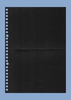 Black Paper in Dots Pattern. Paper texture background, grid book , dot paper photo