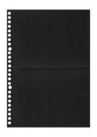 Black Paper in Dots Pattern. Paper texture background, grid book , dot paper photo