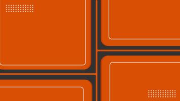 Abstract orange geometric with dark gray background, modern flat design suitable as a background for presentations, banners, posters, social media posts and business cards. vector