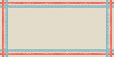 Pastel knitwear winter fashion pattern horizontal frame on old paper background have blank space. vector
