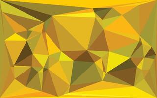 A yellow and green polygonal background vector