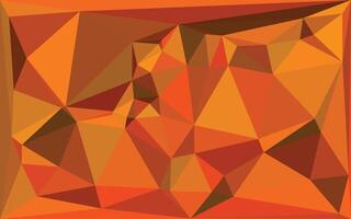 Orange and brown geometric background vector