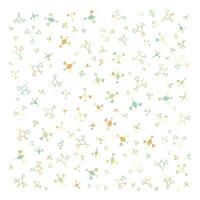 A pattern of small, colorful shapes on a white background vector