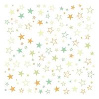 A star pattern with many different colors vector