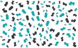 A pattern of black and white spots on a white background vector