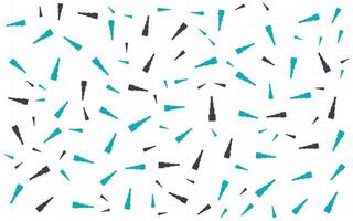 A pattern with blue and black triangles on it vector