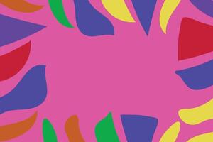 A colorful abstract background with a pink and blue background vector