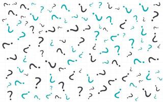 Question marks on a white background vector
