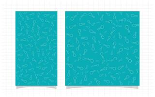 Two blue banners with white lines on them vector