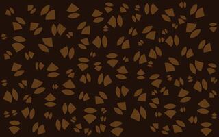A brown and tan pattern with small brown shapes vector