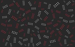 A black and white pattern with red and white dots vector
