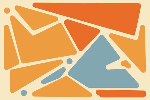 un vistoso resumen diseño con triangulos y cuadrícula vector