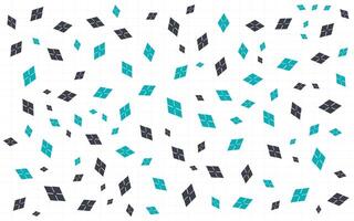 A pattern of squares and triangles on a white background vector