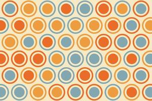 Retro circles fabric by jessicas on spoonflower - custom fabric vector
