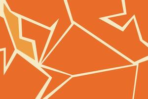 An orange background with a geometric pattern vector