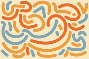 An abstract pattern with many different shapes vector
