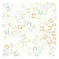 Abstract pattern with squares and lines vector