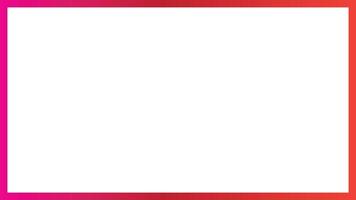 Pink, Magenta and Orange colors Rectangle Frame 16 into 9 Ratio vector