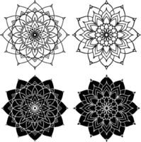 Mandala Round oriental pattern in indian style vector