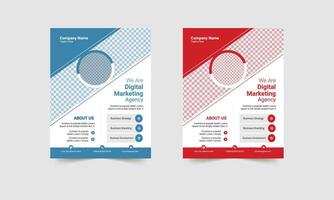 Creative Corporate Business Flyer Design template vector